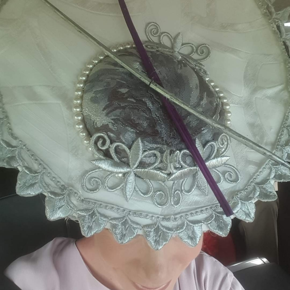 Percher Headpiece KY Derby Ascot Hat Fascinator - Picture 4 of 5